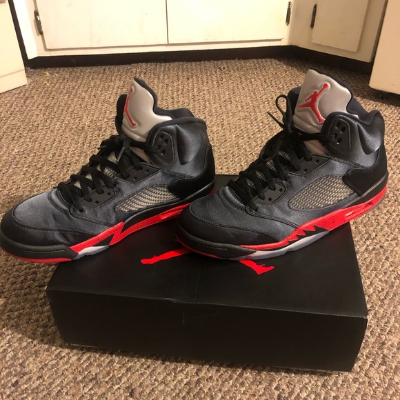 bred satin 5s